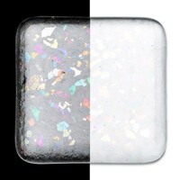 Clear Transparent, Iridescent, Rainbow, Coarse Frit, Fusible