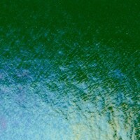 Aventurine Green Transparent, Non-Fusible, Thin-rolled, Iridescent, rainbow, 2 mm, Color Sample, 2x2 in.