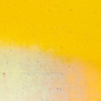 Yellow Transparent, Non-Fusible, Double-rolled, Iridescent, rainbow, 3 mm, Color Sample, 2x2 in.