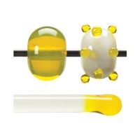 Yellow Transparent, Rod, 5 mm, Fusible