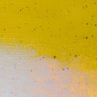 Chartreuse Transparent, Non-Fusible, Thin-rolled, Iridescent, rainbow, 2 mm, Color Sample, 2x2 in.