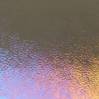 Charcoal Gray Transparent, Non-Fusible, Thin-rolled, Iridescent, rainbow, 2 mm, Color Sample, 2x2 in.