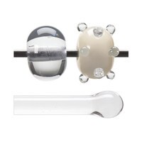 Crystal Clear Transparent, Rod, 5 mm, Fusible