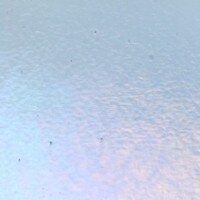 Light Sky Blue Transparent, Non-Fusible, Thin-rolled, Iridescent, rainbow, 2 mm, Color Sample, 2x2 in.
