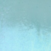 Light Turquoise Blue Transparent, Non-Fusible, Thin-rolled, Iridescent, rainbow, 2 mm, Color Sample, 2x2 in.