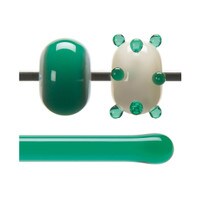 Emerald Green Transparent, Rod, 5 mm, Fusible