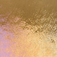 Tan Transparent, Non-Fusible, Double-rolled, Iridescent, rainbow, 3 mm, Color Sample, 2x2 in.