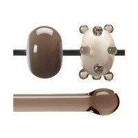 Khaki Transparent, Rod, 5 mm, Fusible
