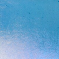 True Blue Transparent, Non-Fusible, Thin-rolled, Iridescent, rainbow, 2 mm, Color Sample, 2x2 in.