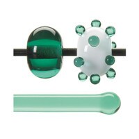 Pale Emerald Transparent, Rod, 5 mm, Fusible
