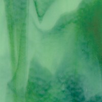 Mint Opal, Deep Forest Green Transparent 2-Color Mix, Non-Fusible, Double-rolled, 3 mm, Color Sample, 2x2 in.