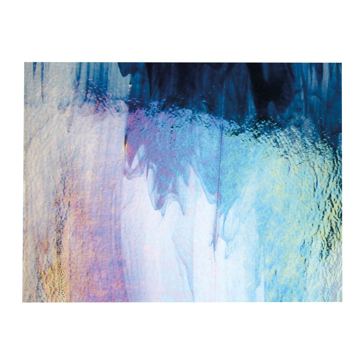 Clear, Blue Aventurine 2-Color Mix, Double-rolled