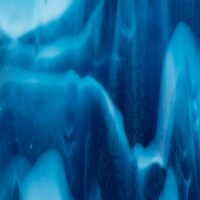 Copper Blue, White Opal 2-Color Mix, Non-Fusible, Double-rolled, 3 mm, Color Sample, 2x2 in.
