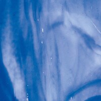 Caribbean Blue, White 2-Color Mix, Non-Fusible, Double-rolled, 3 mm, Color Sample, 2x2 in.