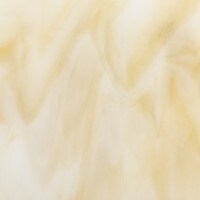 Warm White Opalescent, Light Amber Transparent 2-Color Mix, Non-Fusible, Double-rolled, 3 mm, Color Sample, 2x2 in.