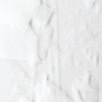 WINTER: White (with Clear Streamers) on Clear Clear Base Collage, Single-rolled, 3 mm, Fusible