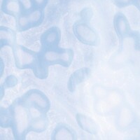 Blue-Gray Opalescent, White Opalescent 2-Color Mottle Mix, Single-rolled, 3 mm, Color Sample, 3x5 in.