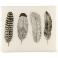 Fusible Decals, Feathers, Black