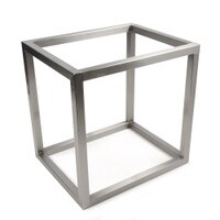 Accent Table Base, Flat Top, Nickel Finish