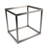 Accent Table Base, Recessed Top, Nickel Finish