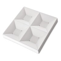 Four-Square Dish, 6.7 in (17 cm), Slumping Mold