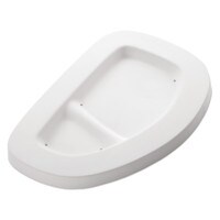 Snack Tray, 9.8 x 6.7 in (25 x 17 mm); rim, 1 in (2.5 cm), Slumping Mold